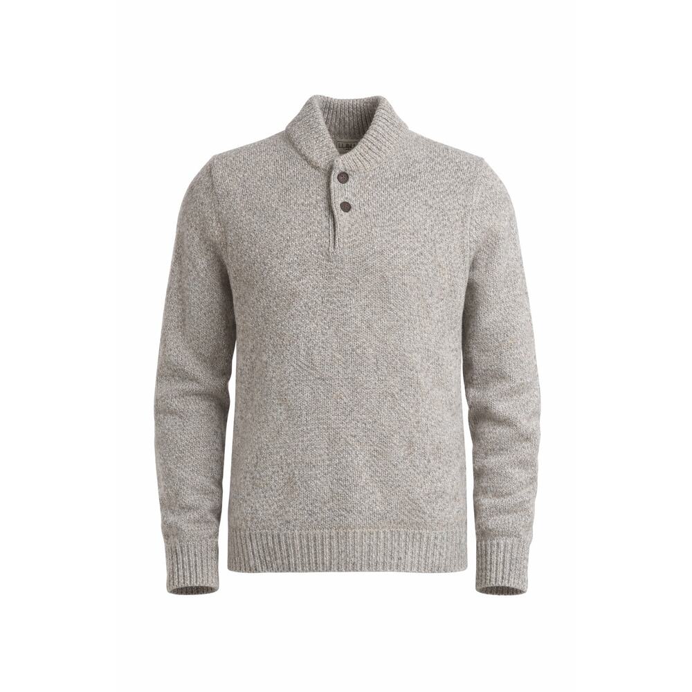 L.L. Bean Lambswool Henley Sweater – Men’s L